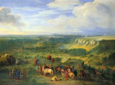 View of the City of Luxembourg from Near the Mansfeld Baths, 1684 by Adam Frans van der Meulen